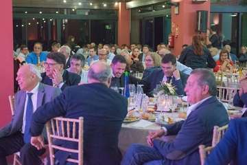 Cena navideña en Telde del Comité de Árbitros de Fútbol de la FIFLP (Foto Helena y TA)