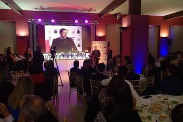 Cena navideña en Telde del Comité de Árbitros de Fútbol de la FIFLP (Foto Helena y TA)