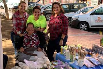 Inauguración del nacimiento de material reciclado en La Garita (Foto TA)