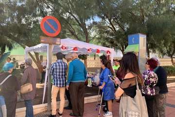 Inauguración del nacimiento de material reciclado en La Garita (Foto TA)