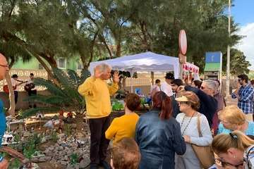 Inauguración del nacimiento de material reciclado en La Garita (Foto TA)