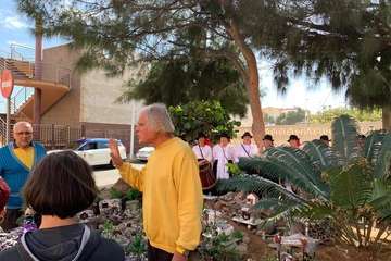 Inauguración del nacimiento de material reciclado en La Garita (Foto TA)