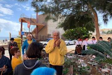Inauguración del nacimiento de material reciclado en La Garita (Foto TA)