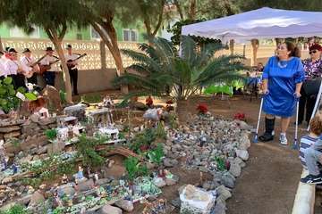 Inauguración del nacimiento de material reciclado en La Garita (Foto TA)