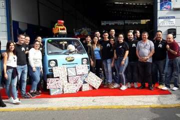 Iniciativa solidaria de recogida de juguetes nuevos de Car Home Services (Foto TA)