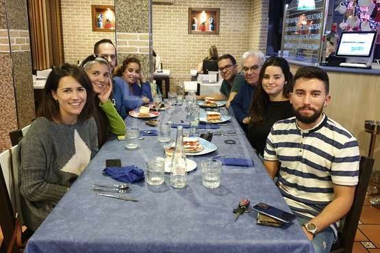 La prensa de Telde confraterniza por Navidad (Foto TA)