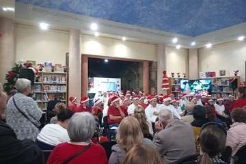 Espectáculo navideño del Centro Ocupacional de Telde (Foto TA)