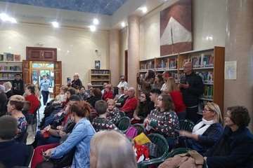 Espectáculo navideño del Centro Ocupacional de Telde (Foto TA)