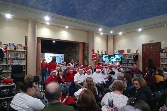 Espectáculo navideño del Centro Ocupacional de Telde (Foto TA)