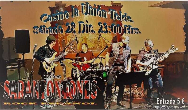 Cartel del concierto de Los Sarantontones (Foto TA)