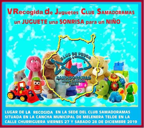 Cartel de la iniciativa del Club de Pesca Deportiva SamaDoramas (Foto TA)