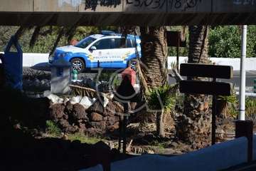 Último adiós a un vecino de Telde a lomo de caballo (Foto TA)