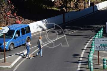 Último adiós a un vecino de Telde a lomo de caballo (Foto TA)
