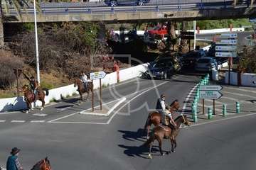 Último adiós a un vecino de Telde a lomo de caballo (Foto TA)