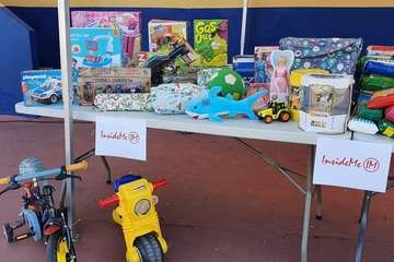La Liga de Veteranos se vuelca con la campaña 'Ningún niño sin juguete' (Foto TA)