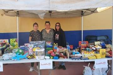 La Liga de Veteranos se vuelca con la campaña 'Ningún niño sin juguete' (Foto TA)