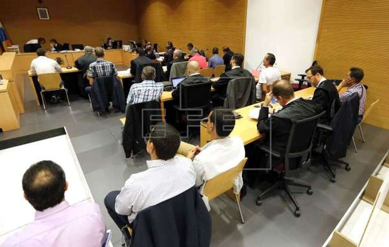 Foto de archivo del juicio celebrado en la Audiencia contra los guardias civiles (Foto Efe / Elvira Urquijo A.)