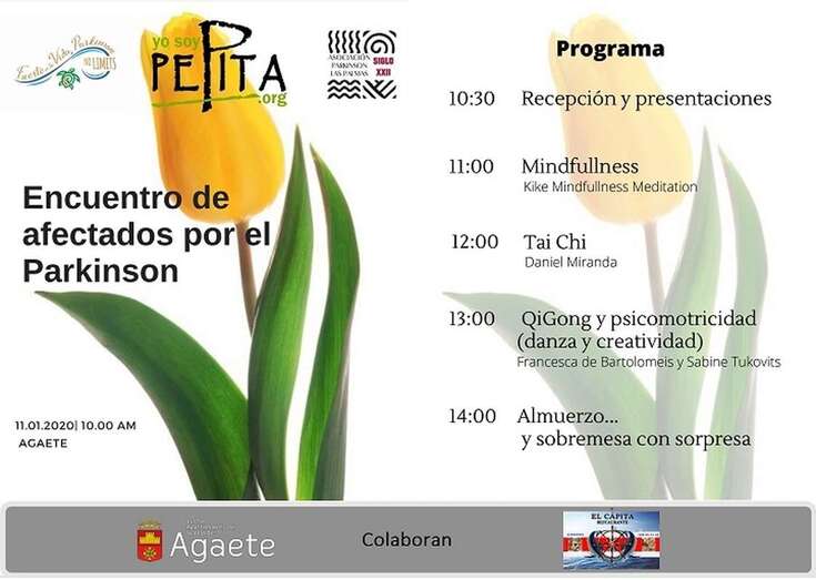 Cartel con el programa de las jornadas (Foto TA)