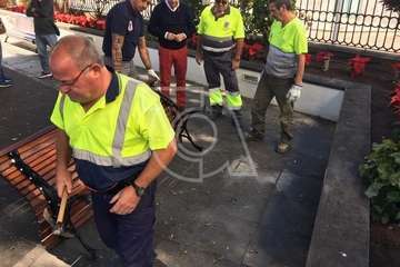 Servicios Municipales cumple con los tertulianos de San Juan (Foto TA)