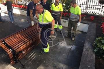 Servicios Municipales cumple con los tertulianos de San Juan (Foto TA)