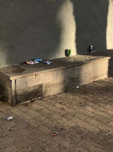 Suciedad en la zona histórica de San Francisco (Foto TA)