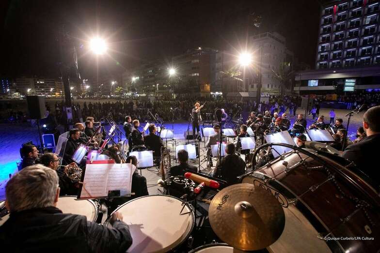 Imagen de archivo de la Banda Sinfónica Municipal de Las Palmas de Gran Canaria (Foto TA)