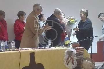 Pregón y homenaje anoche en Tara con motivo de las fiestas en honor de la Virgen de la Candelaria (Foto Carmelo Santana y TA)