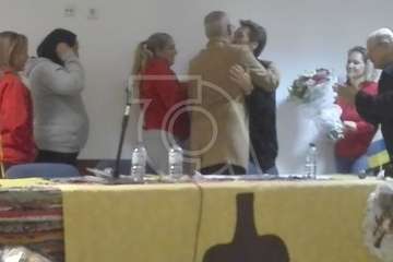 Pregón y homenaje anoche en Tara con motivo de las fiestas en honor de la Virgen de la Candelaria (Foto Carmelo Santana y TA)