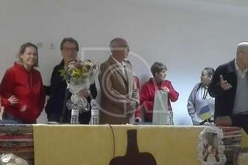 Pregón y homenaje anoche en Tara con motivo de las fiestas en honor de la Virgen de la Candelaria (Foto Carmelo Santana y TA)