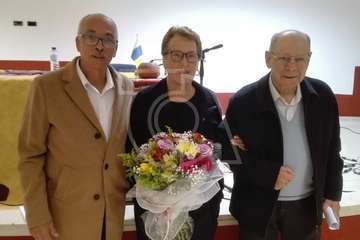 Pregón y homenaje anoche en Tara con motivo de las fiestas en honor de la Virgen de la Candelaria (Foto Carmelo Santana y TA)