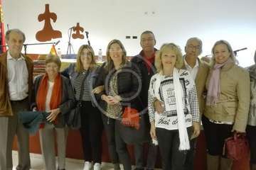 Pregón y homenaje anoche en Tara con motivo de las fiestas en honor de la Virgen de la Candelaria (Foto Carmelo Santana y TA)