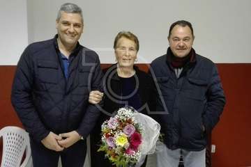 Pregón y homenaje anoche en Tara con motivo de las fiestas en honor de la Virgen de la Candelaria (Foto Carmelo Santana y TA)