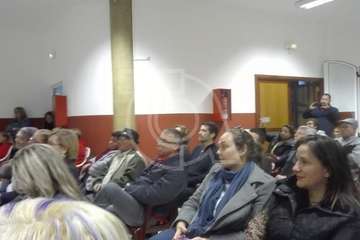 Pregón y homenaje anoche en Tara con motivo de las fiestas en honor de la Virgen de la Candelaria (Foto Carmelo Santana y TA)