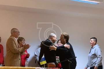 Pregón y homenaje anoche en Tara con motivo de las fiestas en honor de la Virgen de la Candelaria (Foto Carmelo Santana y TA)