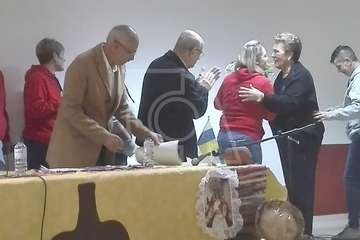 Pregón y homenaje anoche en Tara con motivo de las fiestas en honor de la Virgen de la Candelaria (Foto Carmelo Santana y TA)