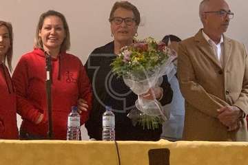 Pregón y homenaje anoche en Tara con motivo de las fiestas en honor de la Virgen de la Candelaria (Foto Carmelo Santana y TA)