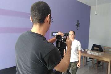 El Sindicato de Inquilinas de Gran Canaria mostró es lunes su apoyo a María Cruz (Foto Acfi Press)