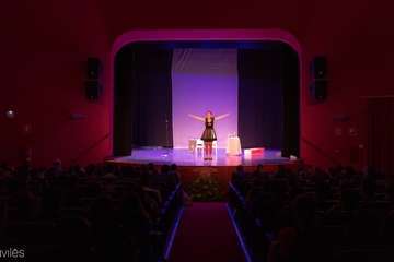 Sara Ramírez clausura en Telde el espectáculo â€˜Frágilâ€™, una iniciativa dirigida a adolescentes (Foto TA)