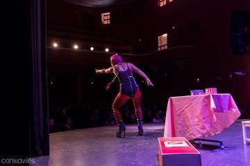 Sara Ramírez clausura en Telde el espectáculo â€˜Frágilâ€™, una iniciativa dirigida a adolescentes (Foto TA)