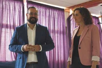 Sara Ramírez clausura en Telde el espectáculo â€˜Frágilâ€™, una iniciativa dirigida a adolescentes (Foto TA)