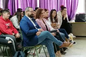 Sara Ramírez clausura en Telde el espectáculo â€˜Frágilâ€™, una iniciativa dirigida a adolescentes (Foto TA)