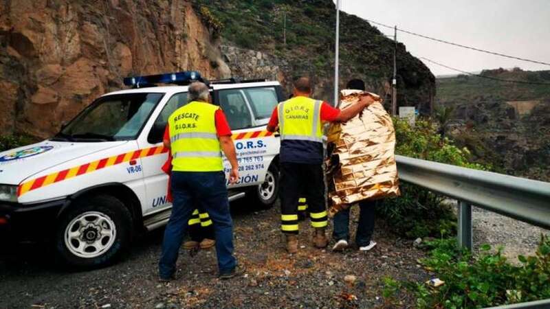 El vecino de Jinámar localizado por efectivos del GIORS (Foto TA)
