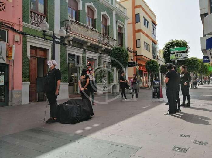 Protesta en Los Llanos contra el maltrato animal (Foto TA)