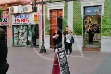  Performance animalista en el casco de Telde (Foto TA)