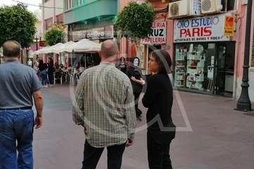  Performance animalista en el casco de Telde (Foto TA)