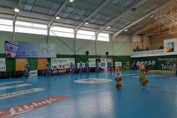 La comparsa Los Diamantes arropa al Rocasa (Foto TA)