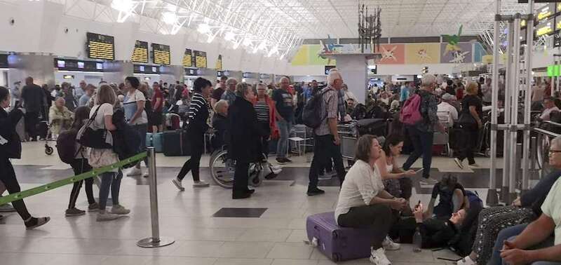 Imagen de la terminal del Aeropuerto de Gran Canaria (Foto TA)