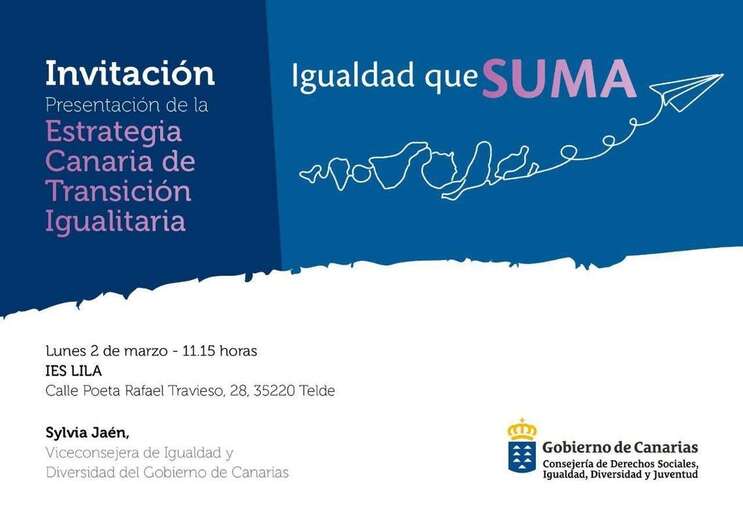 Cartel del acto que tendrá lugar este lunes en el IES Lila del Valle de Jinámar (Foto TA)