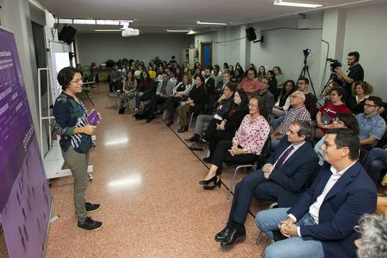 Presentación en Telde de las líneas principales de la Estrategia Canaria de Transición Igualitaria (Foto TA)