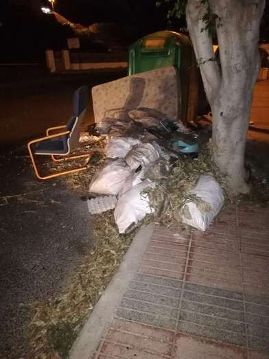 Imagen de la denuncia vecinal (Foto TA)